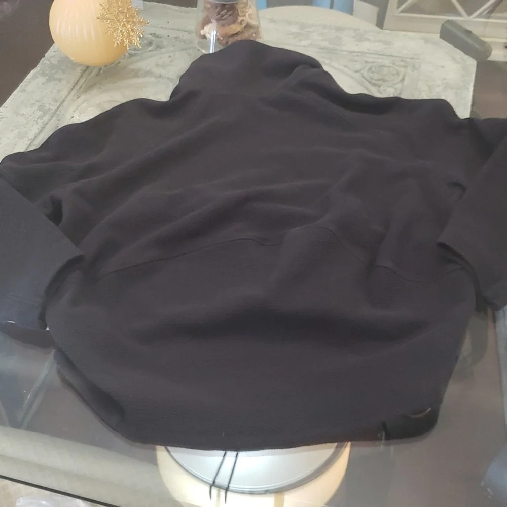 LULULEMON ATHLETICA WOMEN'S Oversized Textured Funnel-Neck Pullover SIZE 6